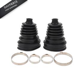 Zembsoya-sofd01 Zembsoya 2pcs Cv Boot Silicone Axle Repair Kit With 4 Stainless Steel