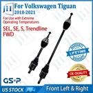 Oe Front Pair Left Right Cv Axle Shaft Set For 2018-2021 Volkswagen Tiguan Fwd. Fixed Price $312.44.