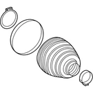 Genuine Mercedes-benz Oe Repair Kit, Boot 297-350-06-01. Fixed Price $220.30.
