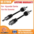 2X Cv Axle Shaft Assembly For 2011-13 Kia Sorento 2010-2012 Hyundai Santa Fe. Fixed Price $124.95.