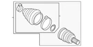 Genuine Volkswagen Outer Joint Assembly 5QV-498-099. Fixed Price $129.88.