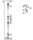 Genuine Mopar Drive Shaft Center Bearing Bracket 52105587AD. Fixed Price $41.28.