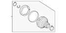 Genuine Mercedes-benz Cv Joint Boot Kit 206-330-37-05. Fixed Price $68.40.