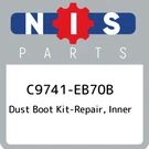 C9741-EB70B Nissan Dust Boot Kit-repair, Inner C9741EB70B, New Genuine Oem Part. Fixed Price $90.65.