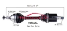 Cv Axle Shaft Protech VO10516. Fixed Price $223.23.