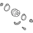 Genuine Mercedes-benz Oe Parts Kit, Boot 210-350-06-37. Fixed Price $98.95.