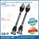 Oe Front Pair Cv Axle Joint Shaft Assy For Audi Allroad Quattro Awd Manual Trans. Fixed Price $281.23.