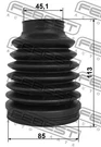 Febest 2014-2017 Hyundai Sonata Boot Outer Cv Joint Kit 2217-D4224RH. Fixed Price $49.00.