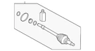 Genuine Hyundai Cv Joint Kit 495A2-AB200. Fixed Price $379.84.