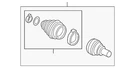 Genuine Audi Outer Joint 4M0-598-099. Fixed Price $636.84.