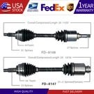 Ford Edge Lincoln Mkx Awd 07-12 Pair Front Cv Axle Joint Half Shaft. Fixed Price $209.72.