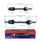 Surtrack Pair Set Front Cv Axle Shafts For Talon Mitsubishi Eclipse 2.0 Awd. Fixed Price $152.95.