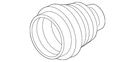 Genuine Porsche Outer Boot 9P1-407-283. Fixed Price $30.59.