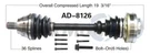 For Audi A3 Vw Cc Eos Jetta Front Driver Left Cv Axle Shaft Surtrack AD-8126. Fixed Price $100.69.
