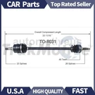 Front Right Cv Axle Shaft Joint 1X Trakmotive For Toyota Paseo 1992 1993 1994. Fixed Price $110.19.