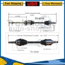 Trakmotive Front Driver Passenger Side Cv Axle Joint For Toyota Matrix 2005. Fixed Price $234.60.