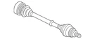 Genuine Volkswagen Axle Assembly 1K0-407-272-RR. Fixed Price $504.47.
