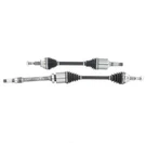 Front Wheel Drive Axles Ford Fusion 2.0L L4 Full Hybrid Ev-gas 2013-2019. Fixed Price $337.30.