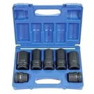 Grey Pneumatic 9007 1" Drive Standard Deep Length Piece Impact Socket Set. Fixed Price $208.74.