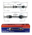 Pair Set Of Front Cv Axle Shafts For Nissan Murano 2003-2007 Fwd Surtrack. Fixed Price $239.99.