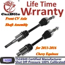 For 11-16 Chevrolet Equinox Gmc Terrain 2.4 Front Wheel Drive Axle Assembly Pair. Fixed Price $112.59.