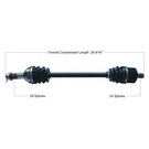 Tytaneum Standard Complete Axle #813-0356 Can-am Defender. Fixed Price $96.22.