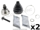 For Vw (2006-2018) Cv Joint Front Left And Right Outer (2) Oem Gkn Loebro. Fixed Price $364.20.