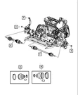 Genuine Mopar Half Shaft Boot Kit Left 5017652AA. Fixed Price $47.85.