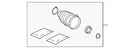 Genuine Toyota Inner Boot 04438-04050. Fixed Price $43.47.