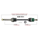 Trakmotive Complete Axle Kawasaki Oem# 59266-0006. Fixed Price $242.99.