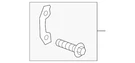 Genuine Gm Axle Assembly Retainer Plate 11602261. Fixed Price $6.80.