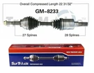 Front Left Right Axle Shaft Surtrack GM8233 For Chevy Colorado Gmc Canyon 4WD. Fixed Price $105.40.
