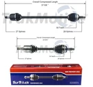 Surtrack Set Of Front Left And Right Cv Axle Shaft For Honda Accord Fwd. Fixed Price $141.97.