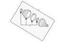 Genuine Volkswagen Outer Joint Assembly 5QN-498-099-B. Fixed Price $126.11.