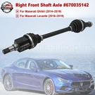 670035142 Shaft Axle Right Front For Maserati Ghibli 16 17 18 19 Levante. Fixed Price $159.00.