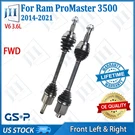 Oe Front Pair Left Right Cv Axle Shaft For 2014-21 Ram Promaster 3500 3.6L Fwd. Fixed Price $226.84.