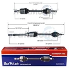 For Toyota Avalon Fwd 2005-2007 3.5L V6 Pair Of Front Cv Axle Shaft Surtrack Set. Fixed Price $184.96.