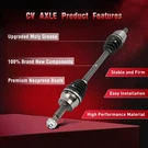 Front Driver Cv Axle Assembly For Hyundai Sonata 2020-2023 Kia K5 2021-2023 1.6L. Fixed Price $70.99.