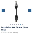 Front Driver Side Cv Axle (brand New). Fits Chrysler, Challenger Charger.. Fixed Price $80.00.