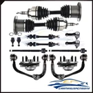 14X Front Control Arm Tie Rod End Bearing Cv Axle Shaft 2005-2008 Ford F-150. Fixed Price $329.64.