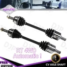 Front Driver & Passenger Cv Axle Shaft For 1989-91 Honda Civic Rt 4WD Automatic. Fixed Price $154.99.
