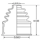 For Subaru Impreza 2003-2007 Empi 86-2403D Cv Joint Boot Kit. Fixed Price $14.70.