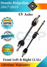 Gsp Oem Front Cv Axles For 2017-2019 Honda Ridgeline 3.5L Lifetime Warranty. Fixed Price $313.97.