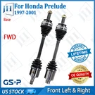 Oe Front Pair Left Right Cv Axle Shaft Set For 1997-2000 Honda Prelude Base Fwd. Fixed Price $215.54.
