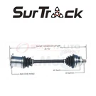 Surtrack AD-8099 Cv Axle Shaft For Constant Velocity. Fixed Price $114.38.
