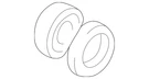Genuine Mitsubishi Cv Axle Shaft Carrier Bearing MR553192. Fixed Price $179.63.