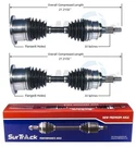 Surtrack Pair Set Of Front Cv Axle For Gmc Sierra 1500 Hummer H2. Fixed Price $189.96.