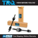 Trq Front Cv Axle Shaft Set For 2004-2006 Acura Tl 2003-2007 Honda Accord. Fixed Price $179.95.