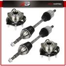 For Chevy Trailblazer Gmc Envoy 4WD 2X Front Cv Axle Shaft & Wheel Bearing Hub. Fixed Price $211.10.