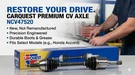 New Carquest NCV47520 Front Left Axle Shaft Fits 1994-2002 Mazda 626 2.0L. Fixed Price $29.99.